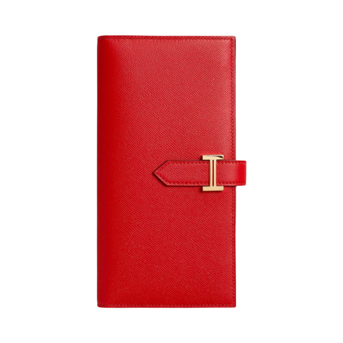 H084871CCS3 Hermes Bearn Wallet Madame & Gold Rouge De Coeur
