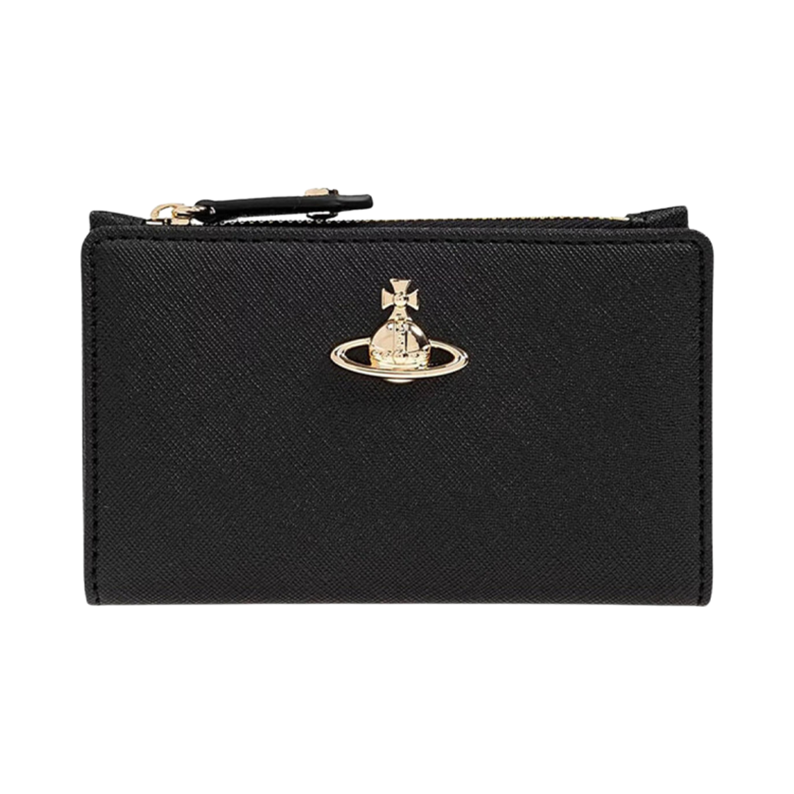 54020001W-S0021-N402 Vivienne Westwood Orb Logo Slim Card Holder Black