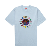 Supreme Chenille Crest S/S Top Light Blue - 23SS