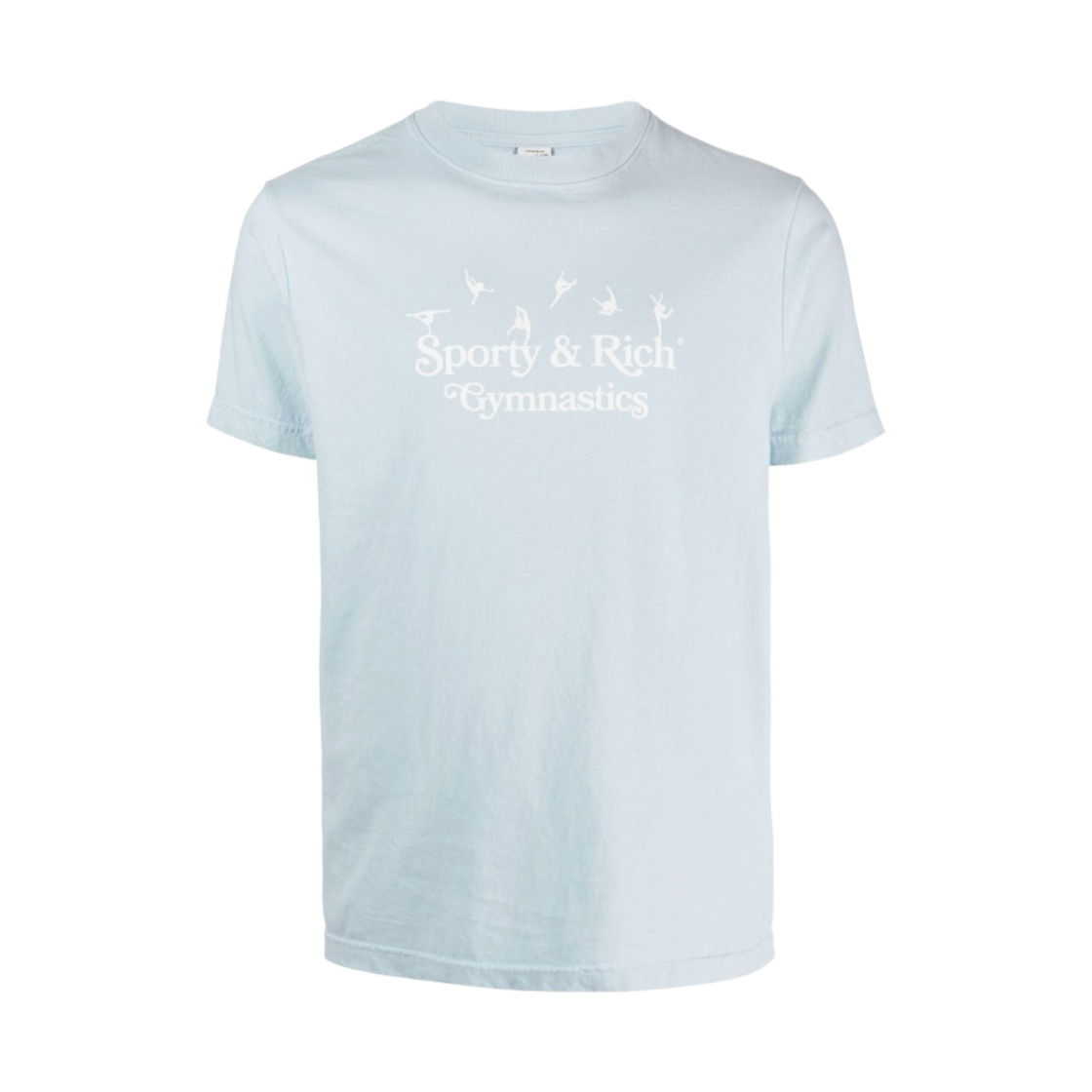 스포티 앤 리치 짐내스틱스 티셔츠 베이비 블루(Sporty & Rich Gymnastics T-Shirt Baby Blue) - 1