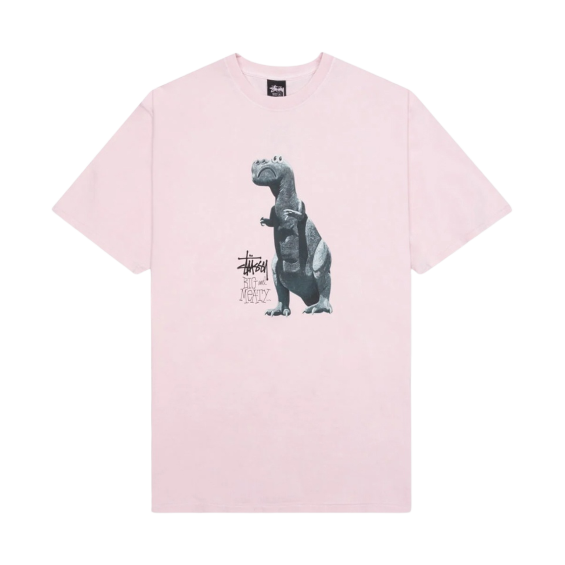 스투시 빅 앤 미티 피그먼트 다이드 티셔츠 블러쉬(Stussy Big & Meaty Pigment Dyed T-Shirt Blush) - 1