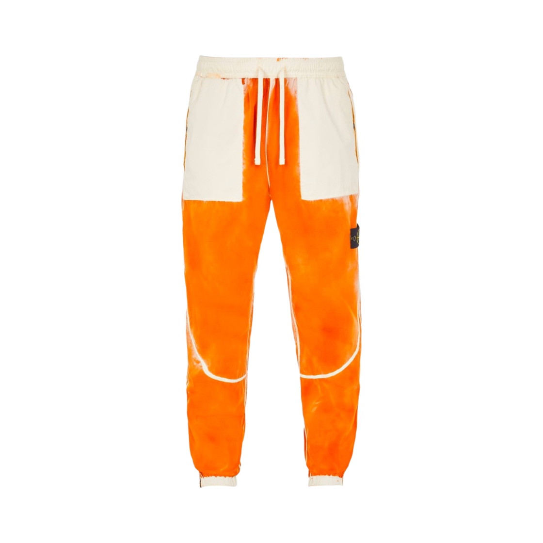 7815318T3-V0073 Stone Island 318T3 Hand Sprayed Stretch Cotton Twill Garment Dyed Fatigue Trousers Sienna Brown - 23SS
