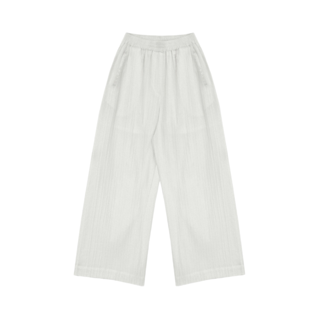 (W) 트리밍버드 이지 웨어 셋 업 팬츠 화이트((W) Treemingbird Easy Wear Set Up Pants White)