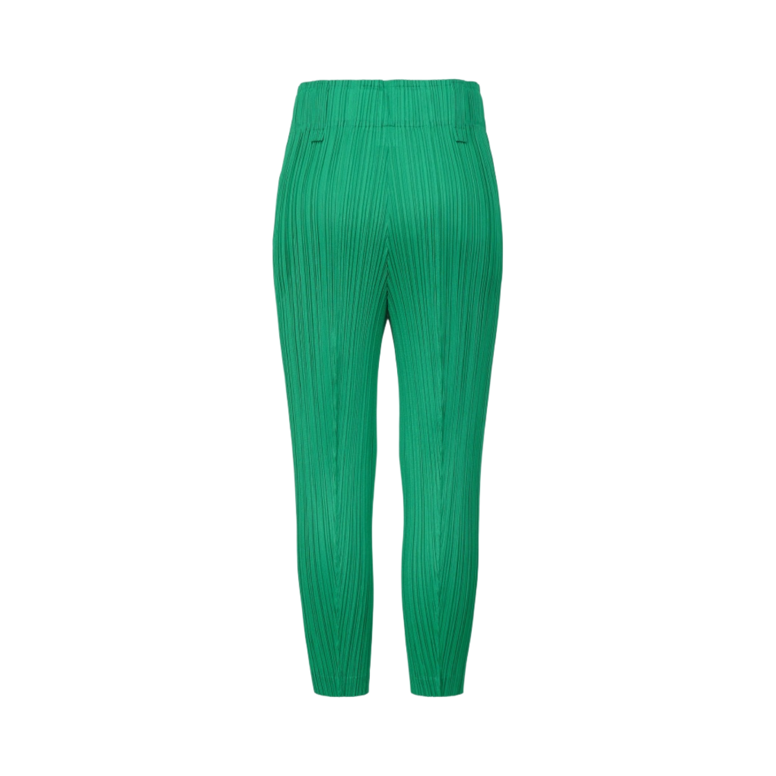 (W) 플리츠 플리즈 이세이 미야케 슬림 컷 루트 팬츠 그린((W) Pleats Please Issey Miyake Slim Cut Route Pants Green) - 2