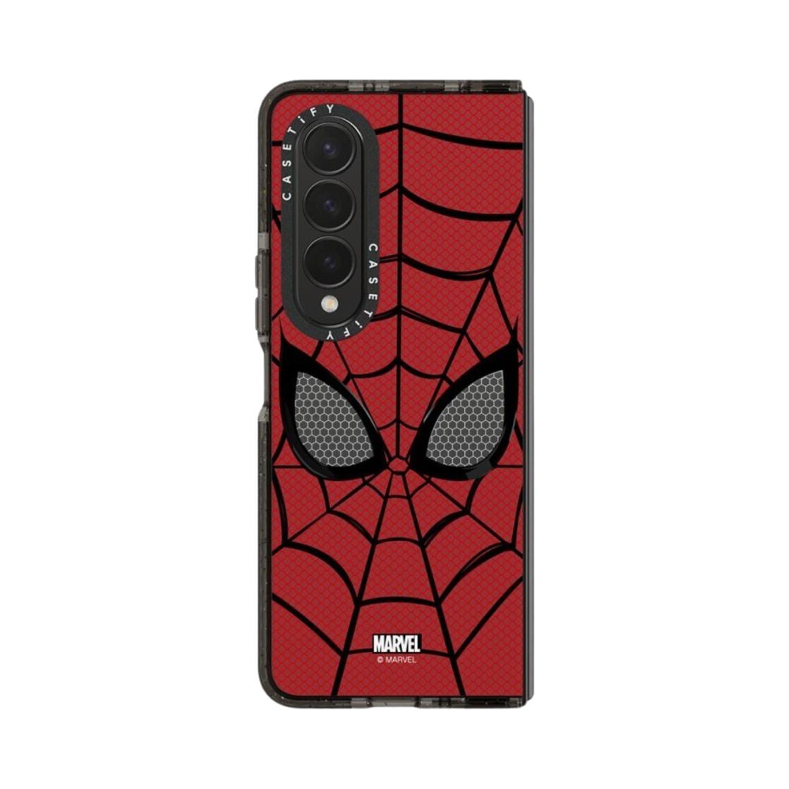 케이스티파이 x 마블 갤럭시 스파이더맨 마스크 임팩트 케이스 클리어 블랙(Casetify x Marvel Galaxy Spider-Man Mask Impact Case Clear Black) - 2