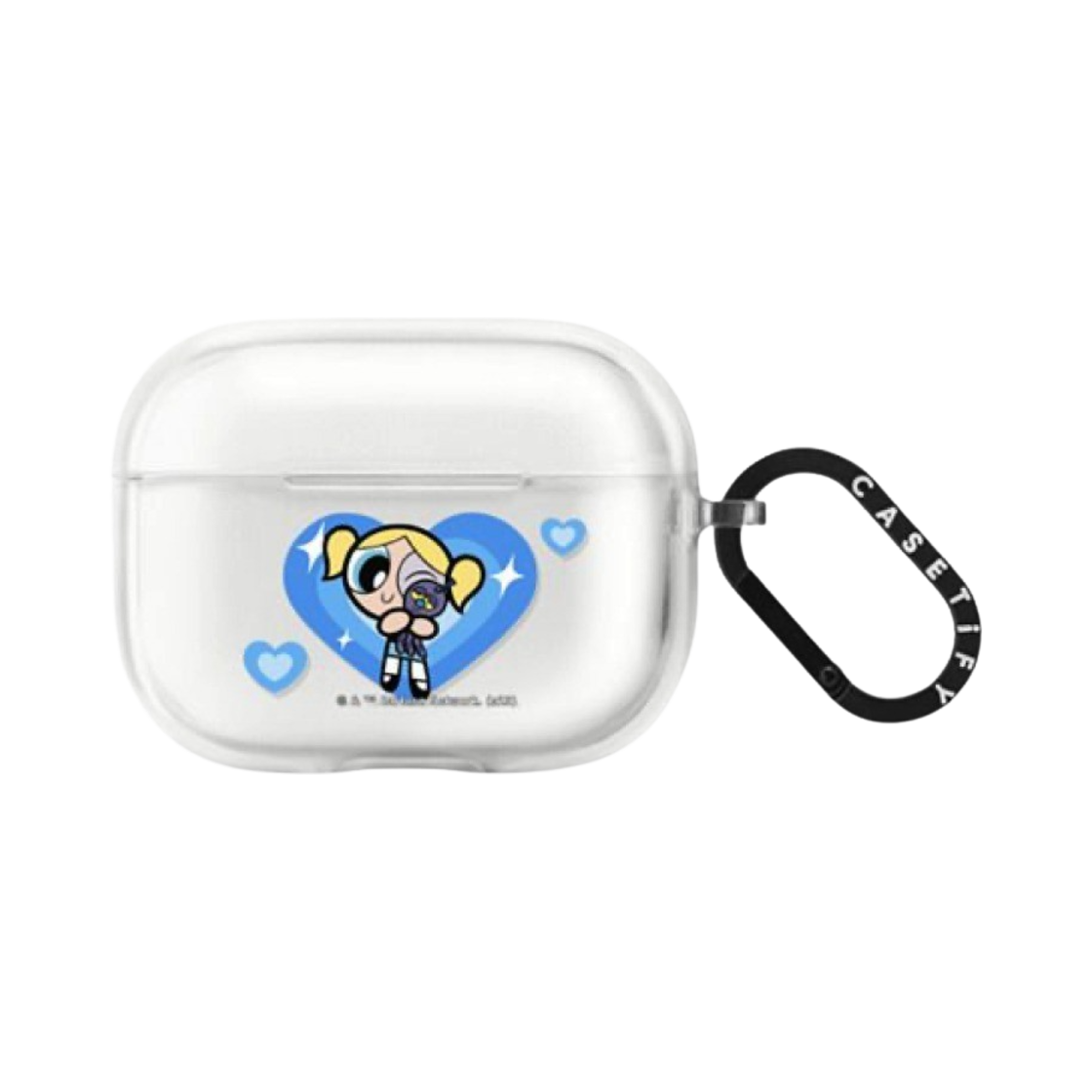케이스티파이 x 파워퍼프걸 버블 에어팟 프로 2세대 임팩트 케이스 프로스트 화이트(Casetify x The Powerpuff Girls Bubbles AirPods Pro 2nd Gen Impact Case Frost White) - 1