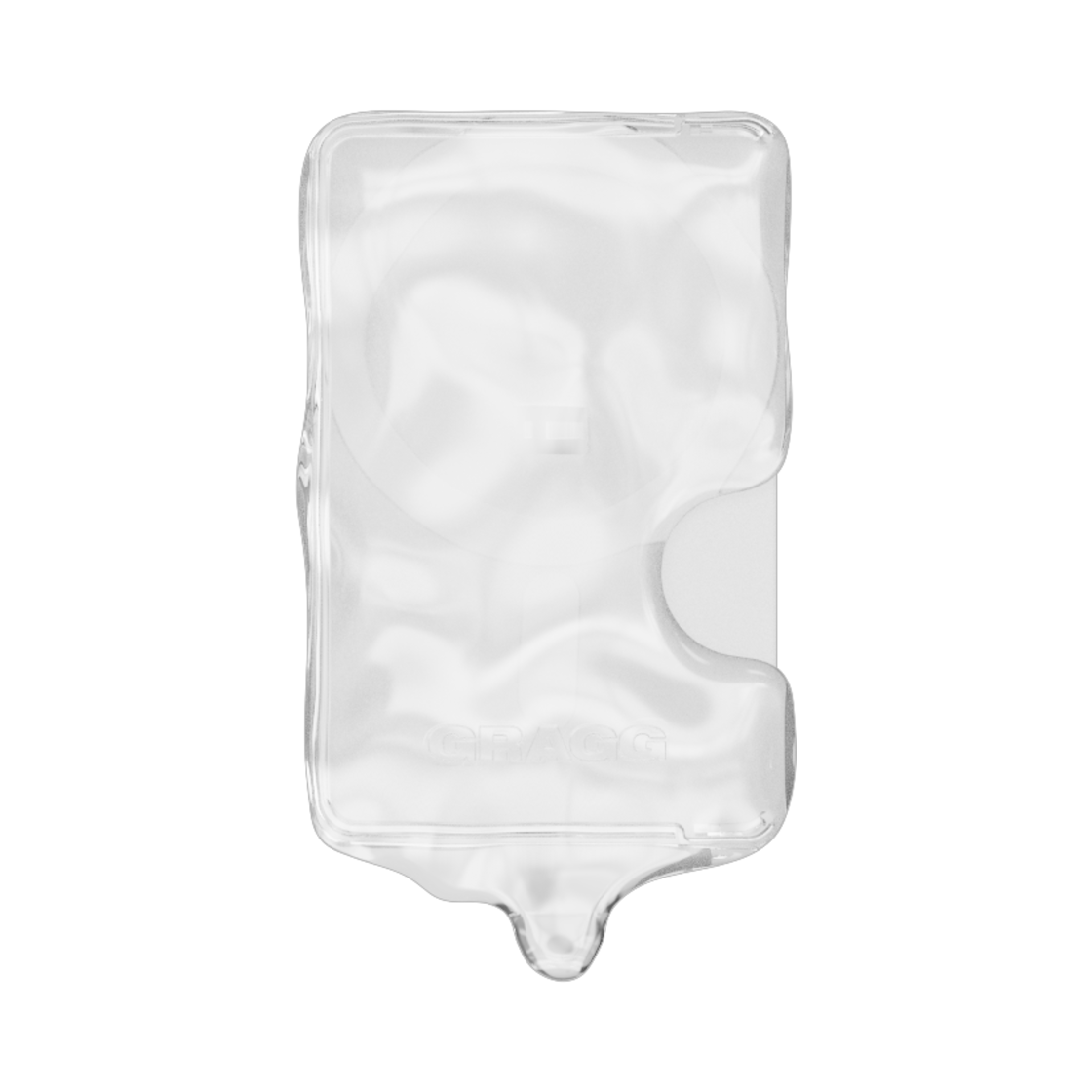 그래그 더블 레이어스 맥세이프 카드 슬롯 - 클리어(Gragg Double Layers Magsafe Card Slot - Clear)