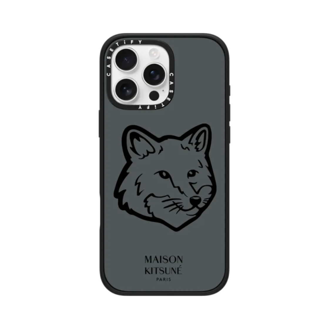 Maison Kitsuné Grey Phone Charm メゾンキツネ Maison Kitsuné Grey Phone Charm メゾンキツネ Kitsuné Maison Charm