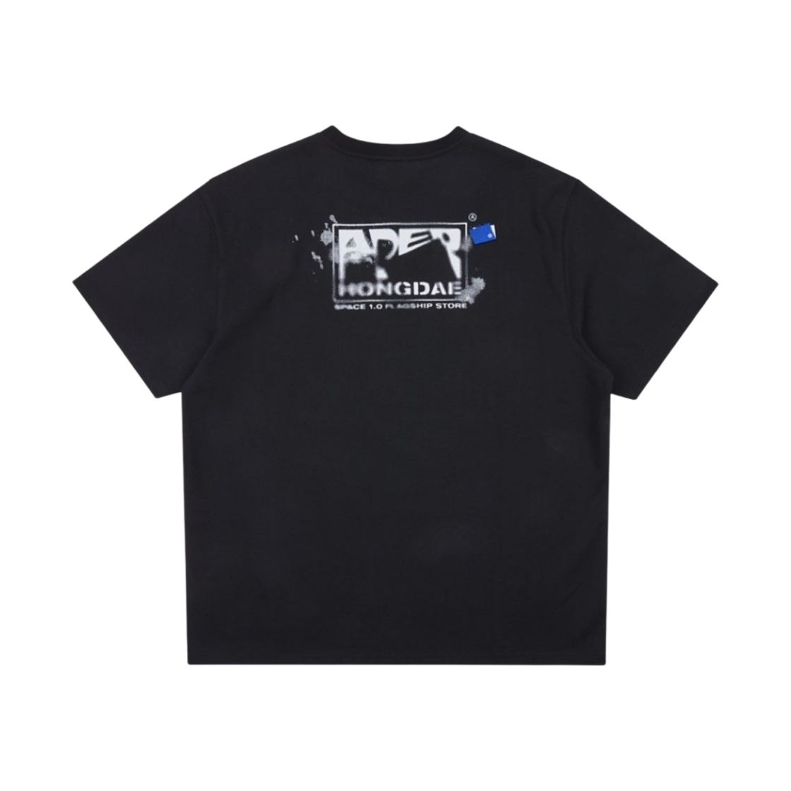 ☆送料・関税込☆Ader Error★Twinkle heart logo t-shirt★ Ader Error t-shirt Twinkle Heart Logo męski kolor granatowy