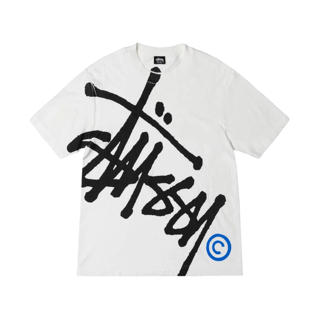 스투시 빅 베이직 피그먼트 다이드 티셔츠 내츄럴 블루(Stussy Big Basic Pigment Dyed T-Shirt Natural Blue) - 1