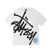 Stussy Big Basic Pigment Dyed T-Shirt Natural Blue