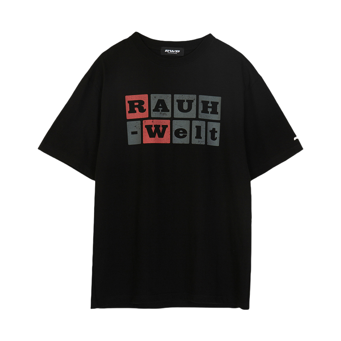P0000BDK_BK RWB Box Logo SS Tee Black