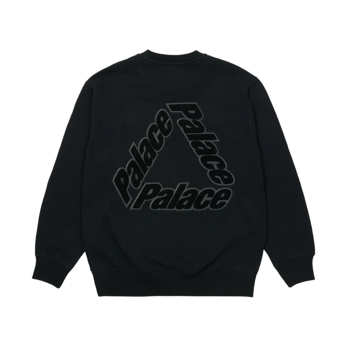 팔라스 P-3 셔닐 크루넥 블랙 - 21SS(Palace P-3 Chenille Crew Black - 21SS) - 1