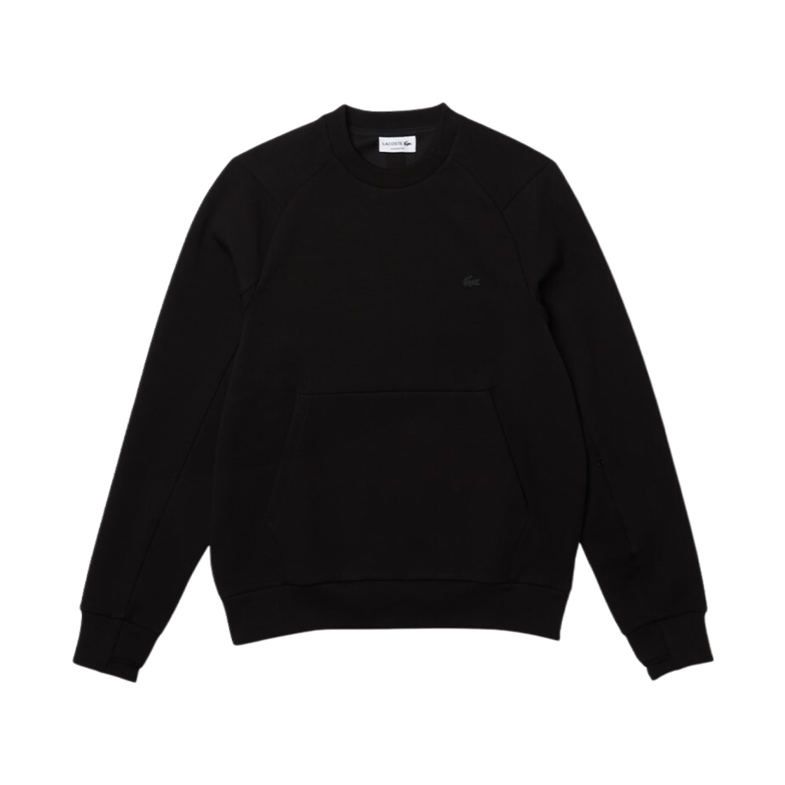 라코스테 액티브 더블 페이스드 스웨트셔츠 블랙(Lacoste Active Double Faced Sweatshirt Black) - 1