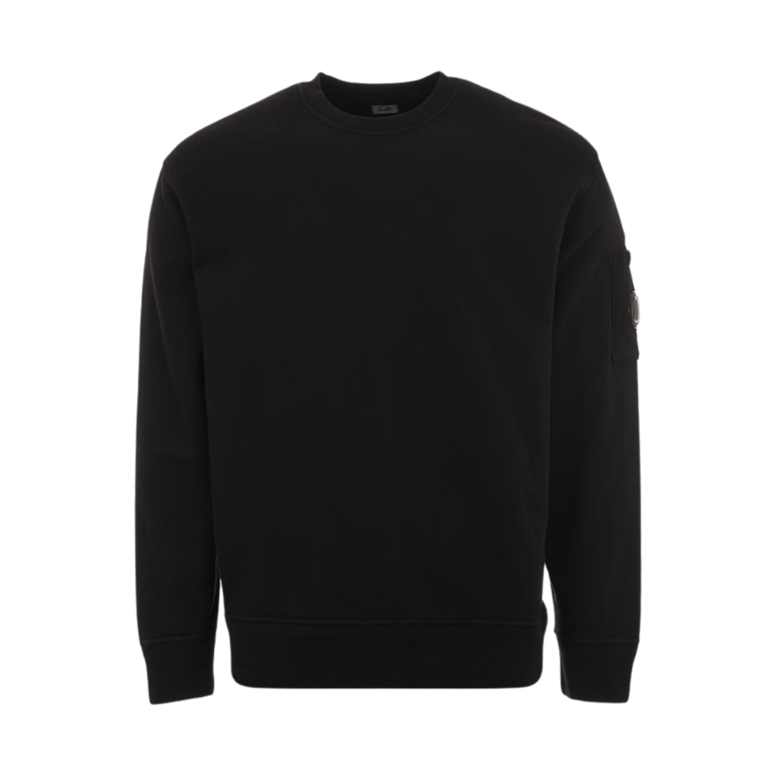 C.P. 컴퍼니 렌즈 다이애그널 스웨트셔츠 블랙 - 25SS(C.P. Company Lens Diagonal Sweatshirt Black - 25SS)