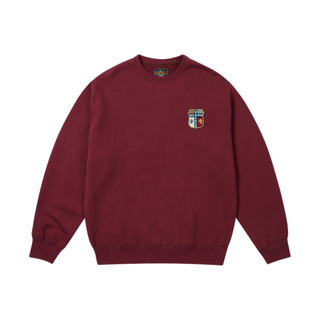 팔라스 x 빔즈 플러스 그래픽 크루 버건디 - 24FW(Palace x Beams Plus Graphic Crew Burgundy - 24FW) - 1