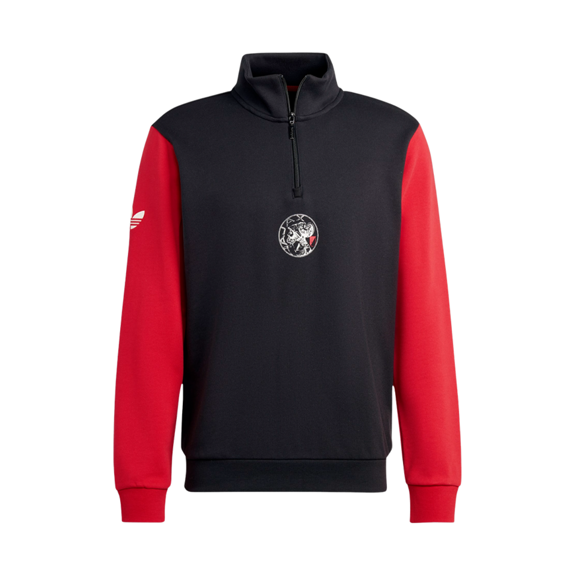 IN4720 Adidas Ajax Amsterdam OG Quarter Zip Jacket Black - KR Sizing
