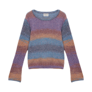 (W) Matin Kim Gradation Snug Knit Pullover Purple