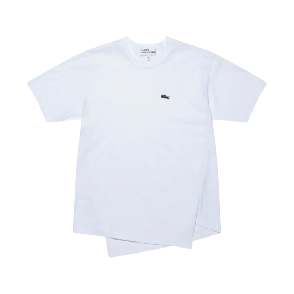 꼼데가르송 셔츠 x 라코스테 티셔츠 화이트(Comme des Garcons Shirt x Lacoste T-Shirt White)