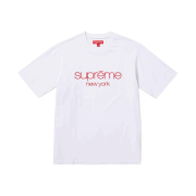 Supreme Classic Logo S/S Top White - 23FW
