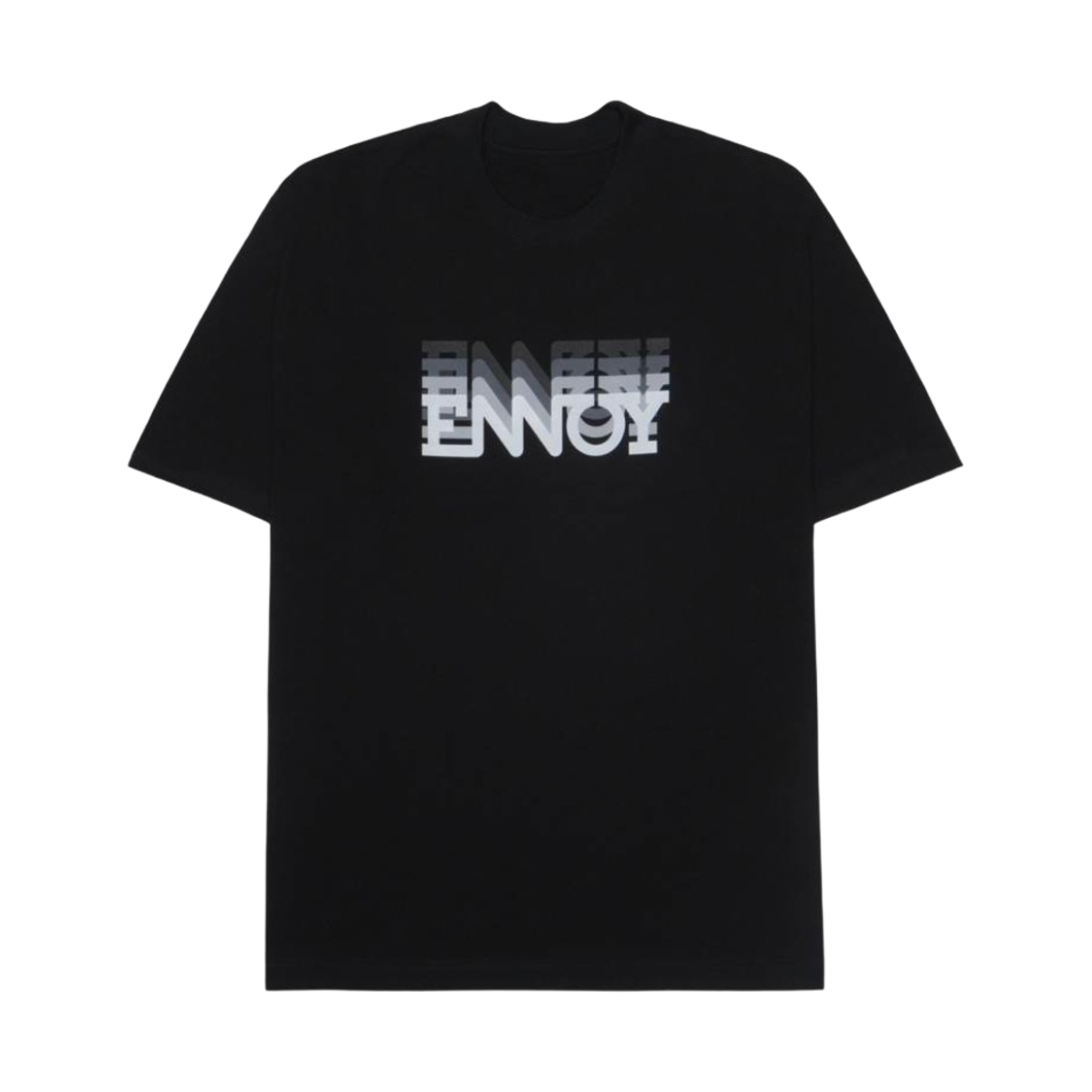 엔노이 일렉트릭 로고 그라디언트 숏슬리브 티셔츠 블랙(Ennoy Electric Logo Gradient SS T-Shirt Black)