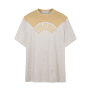 Seven By Seven Western Yoke Print Tee Beige
