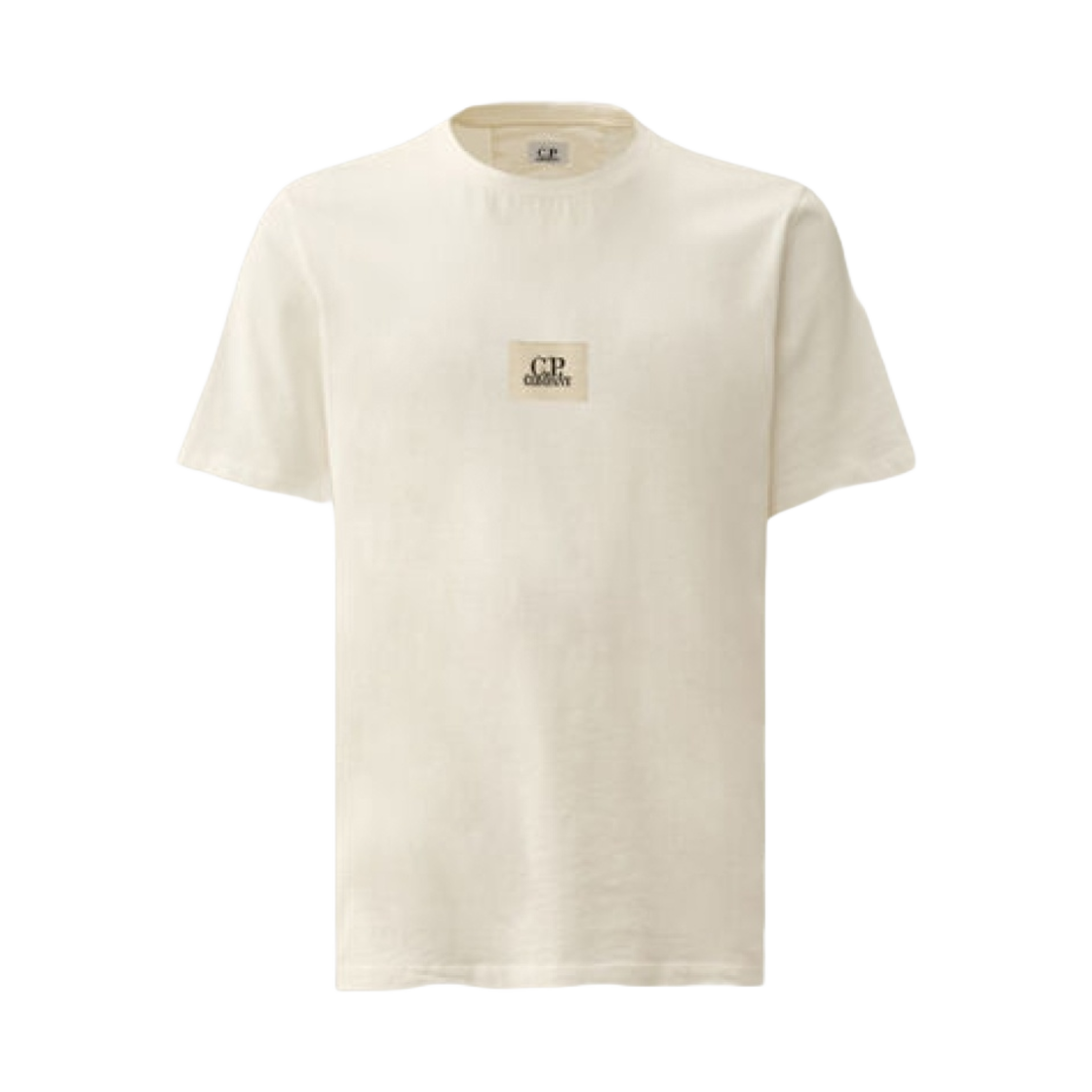 16CMTS142A006586W103 C.P. Company 30/1 Jersey Logo T-Shirt Gauze White - 24SS