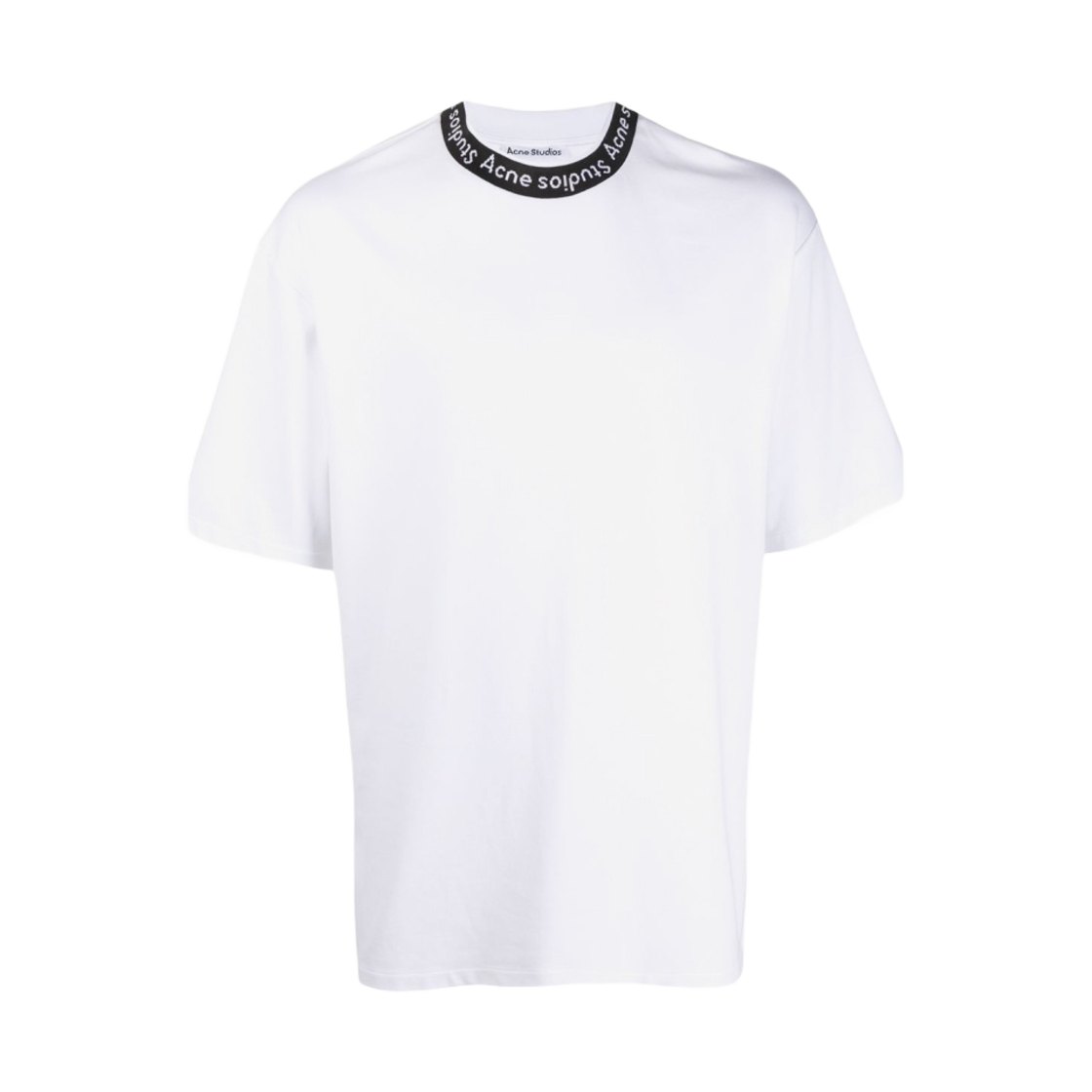 BL0221-183 Acne Studios Logo Binding T-Shirt Optic White