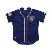 [KREAM 단독] Over The Pitch x KBO The 40th Anniversary Character Logo Jersey Navy (Non Marking Ver.)