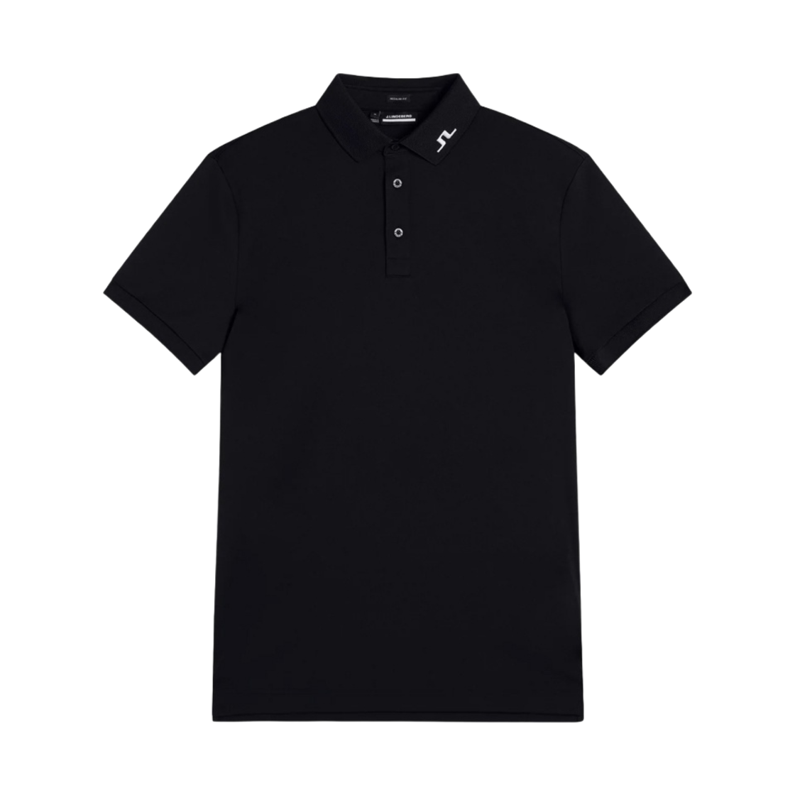 GMJT07624-9999 J.Lindeberg KV Regular Fit Polo Black - 대표 이미지 #1
