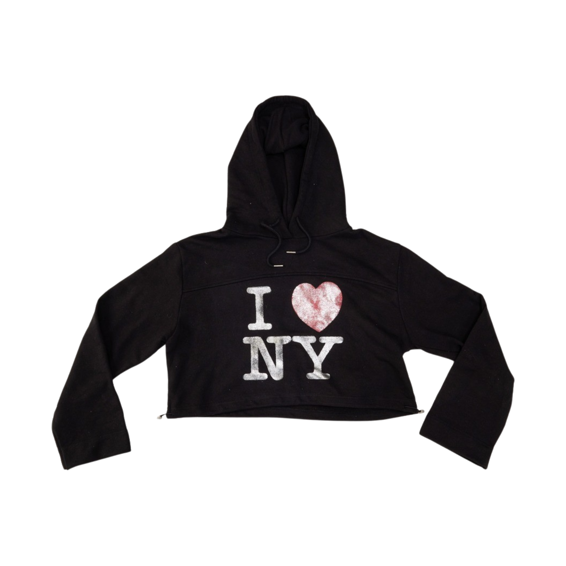 더그레이티스트 크롭 후드 블랙