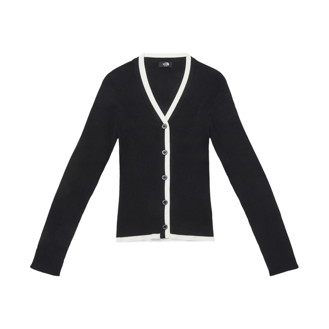 NJ5SQ30B (W) The North Face Green Field L/S Cardigan Black - 25SS