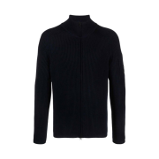 C.P. Company Re-Wool Zipped Knit Cardigan Navy - 23FW