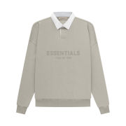 Essentials Waffle Henley Rugby Seal - 23SS