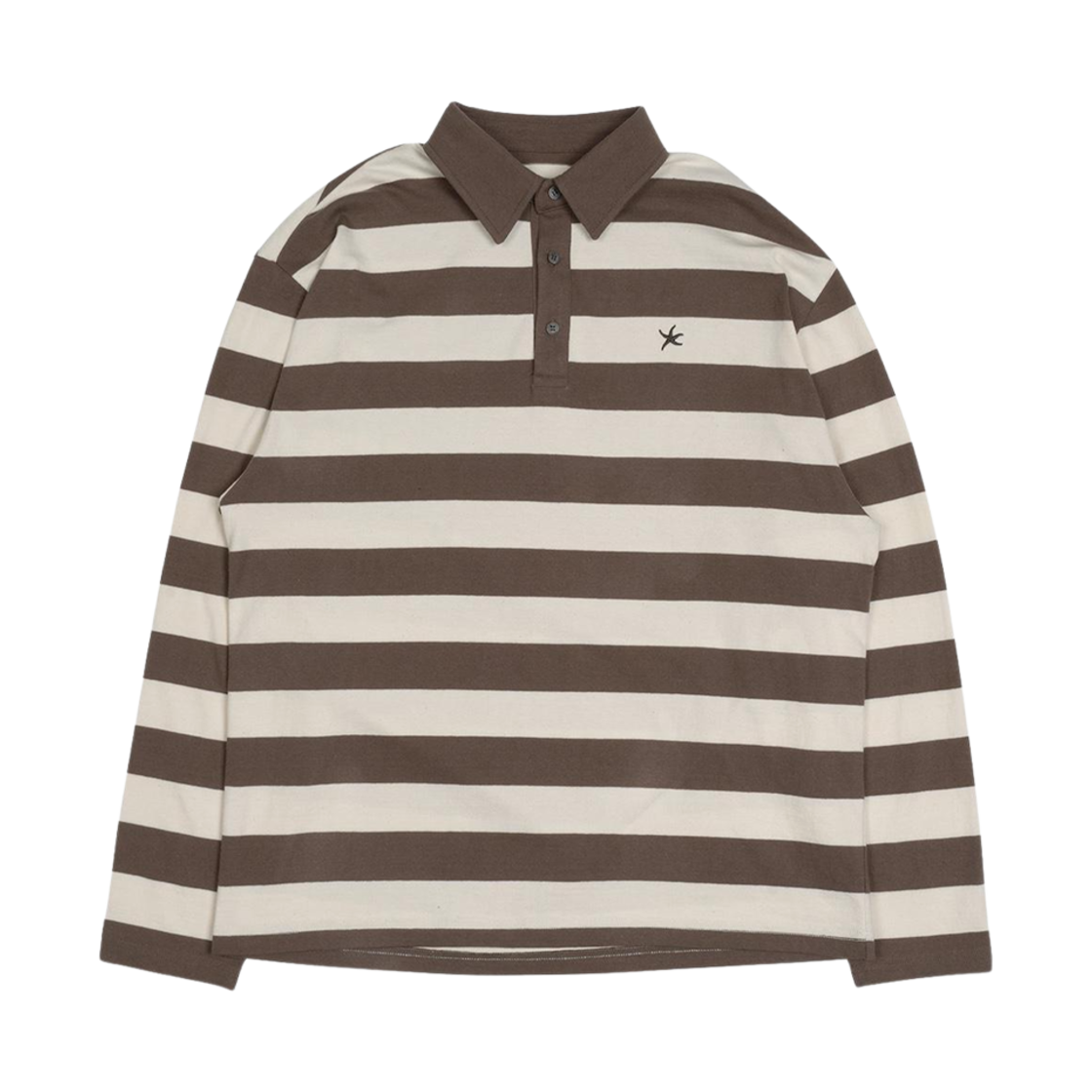 더콜디스트모먼트 럭비 롱슬리브 브라운(The Coldest Moment Rugby Long Sleeve Brown)