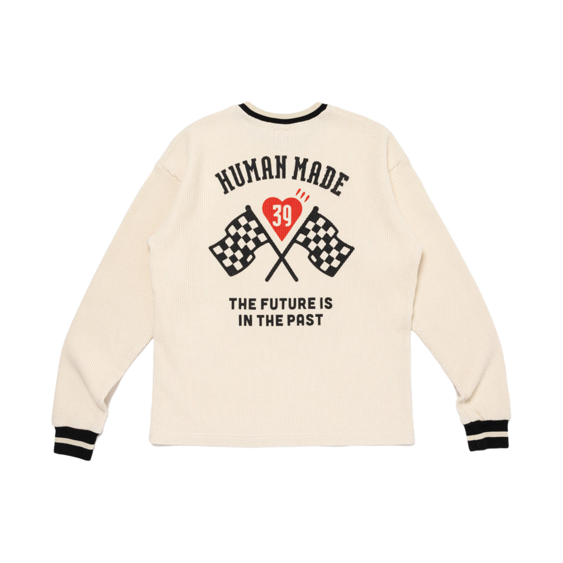 HM28CS027 Human Made Thermal L/S T-Shirt White
