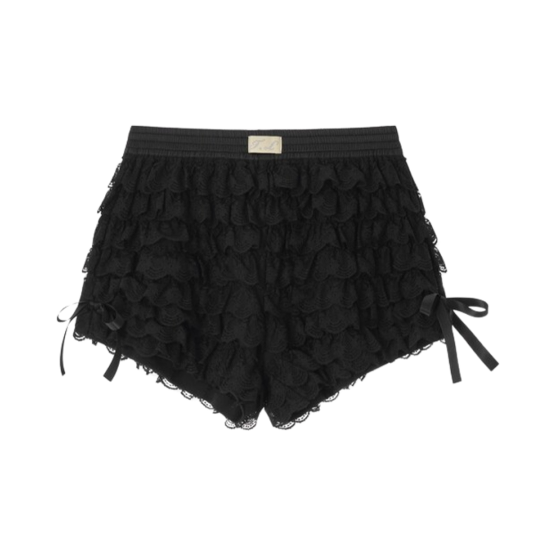 (W) 졸리레이드 쁘띠 레이스 브리프 블랙((W) Jolielaide Petite Lace Briefs Black)