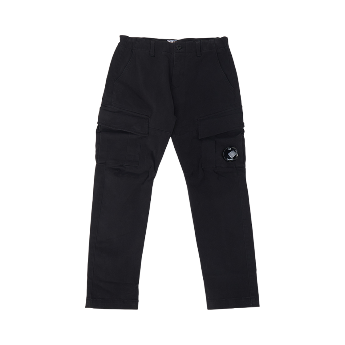CMP004LRC0660100 (Kids) C.P. Company Cargo Pants Black - 24FW