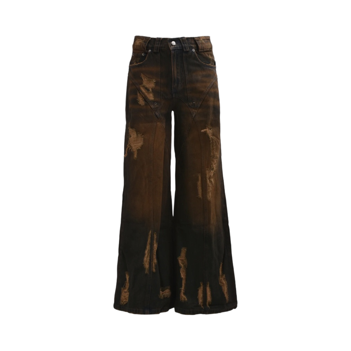 노페이스 스튜디오 아틀리에 듄 데님 브라운 데저트 유즈드(No/Faith Studios Atelier Dune Denim Brown Desert Used)