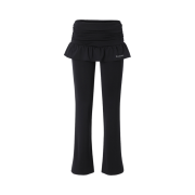 (W) Threetimes Elfin Skirt-Pants Black