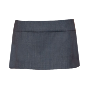 (W) Shushu/Tong x Ssense Work Capsule Double Layer Miniskirt Gray