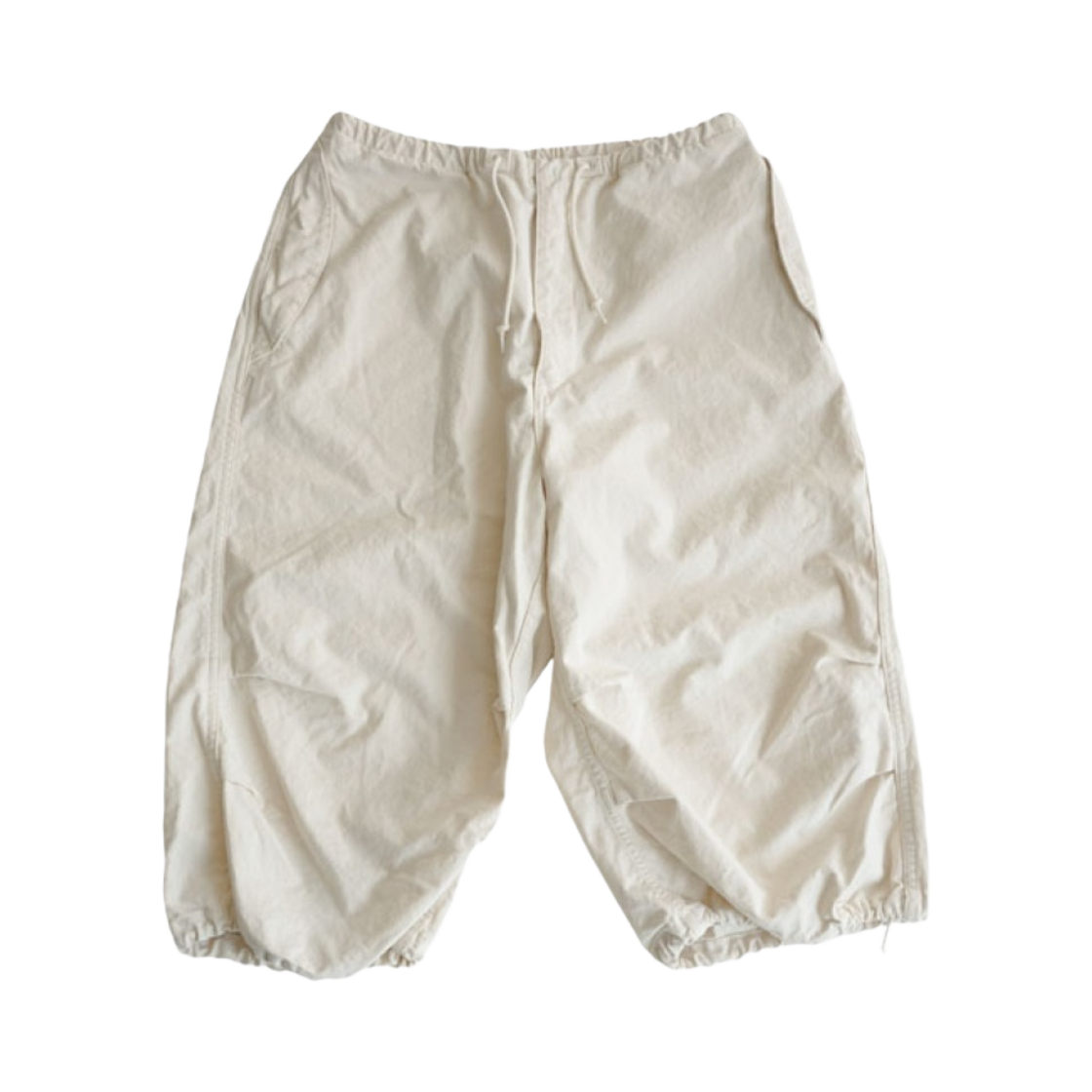 01-7020-66 Orslow 01-7020 Loose Fit 3/4 Length Army Shorts Ecru