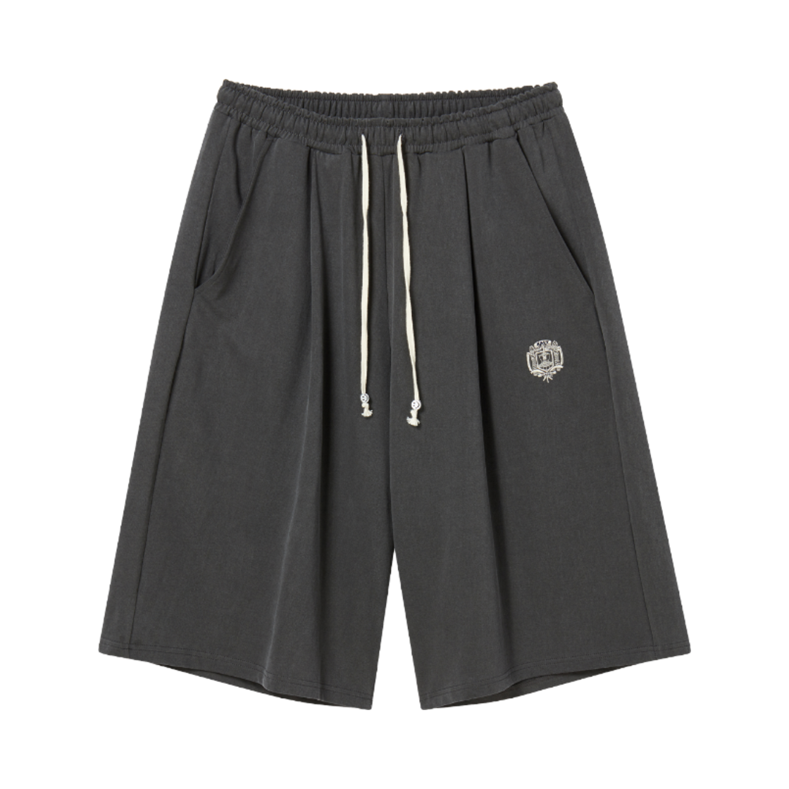 NV25SUSP04CG N ARCHIVE Vintage Garments Cotton 1/2 Sweat Pants Charcoal Gray