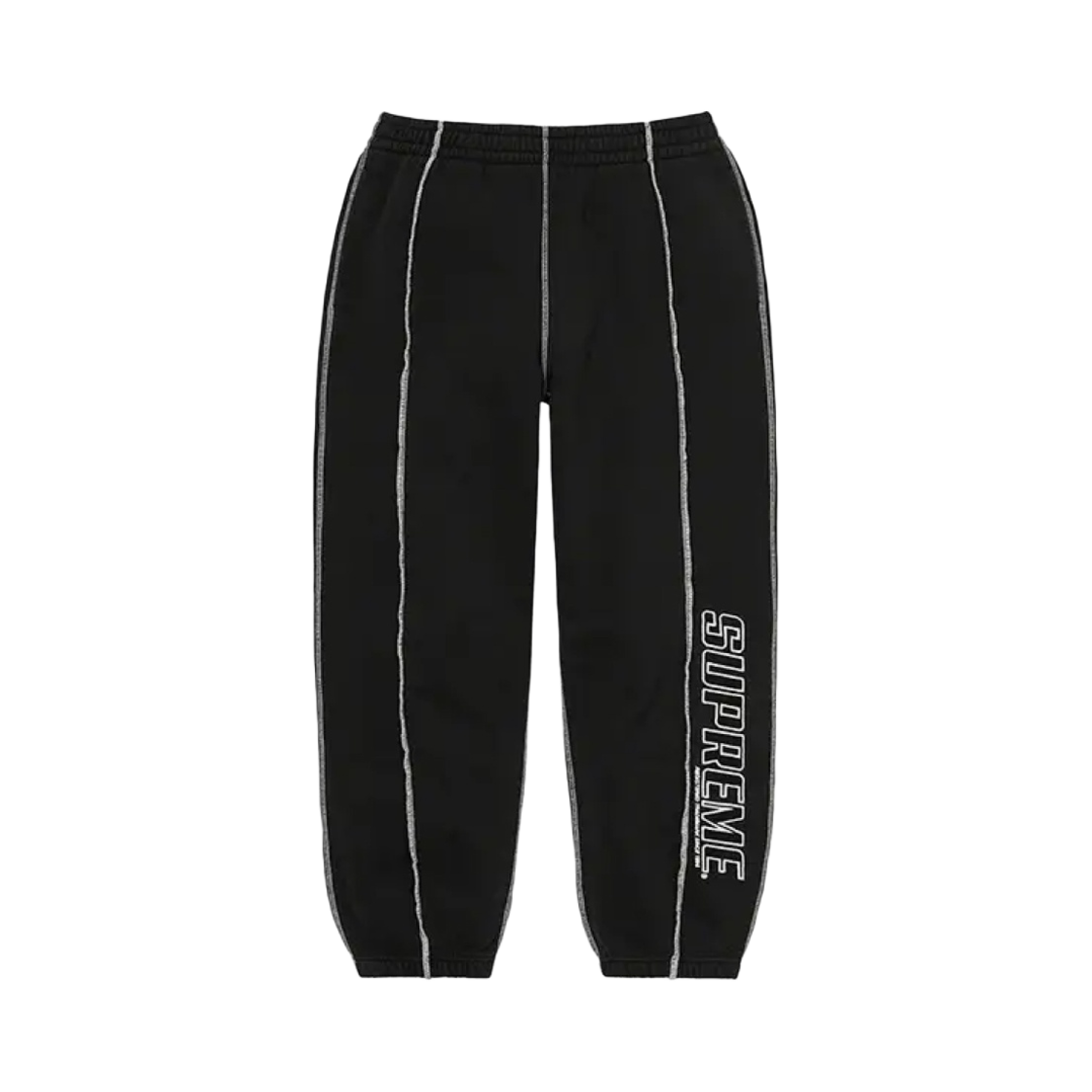 슈프림 커버스티치 스웨트팬츠 블랙 - 22SS(Supreme Coverstitch Sweatpants Black - 22SS) - 1