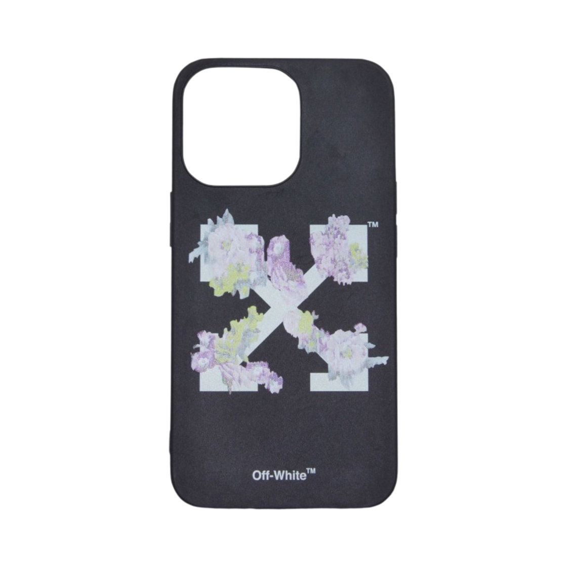 오프화이트 플라워 애로우 아이폰 13 프로 케이스 블랙(Off-White Flowers Arrow iPhone 13 Pro Case Black)