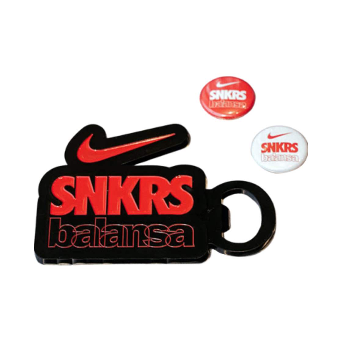 나이키 x 발란사 SNKRS 핀 & 오프너 세트(Nike x Balansa SNKRS Pin & Opener Set)