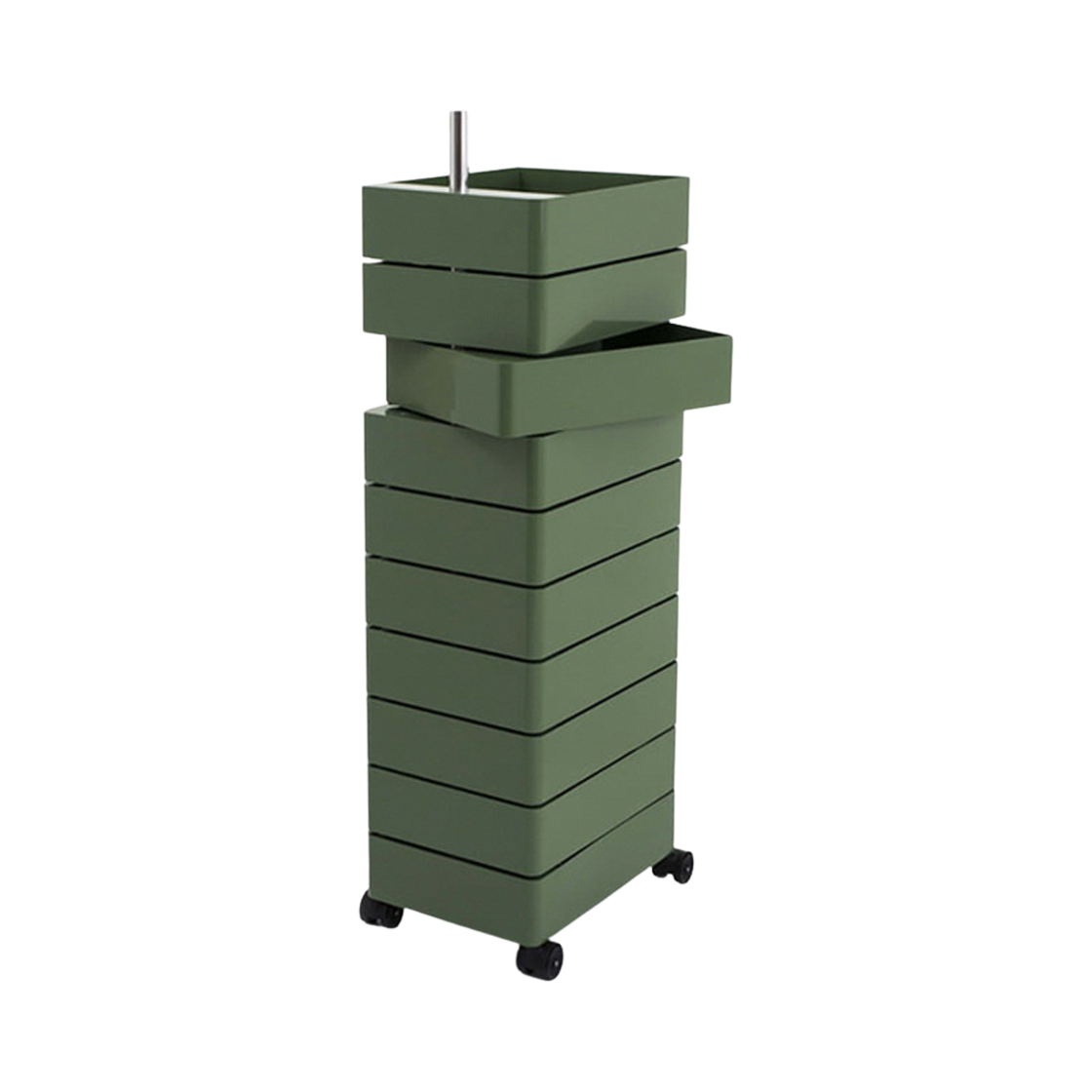 마지스 360° 컨테이너 10 드로워 그린(Magis 360° Container 10 Drawer Green)