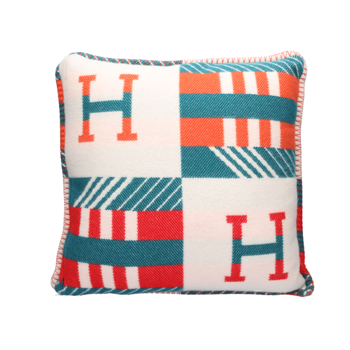 ITT4TA38NOC4 Hermes Avalon Jump'H Pillow Turquoise Emeraude