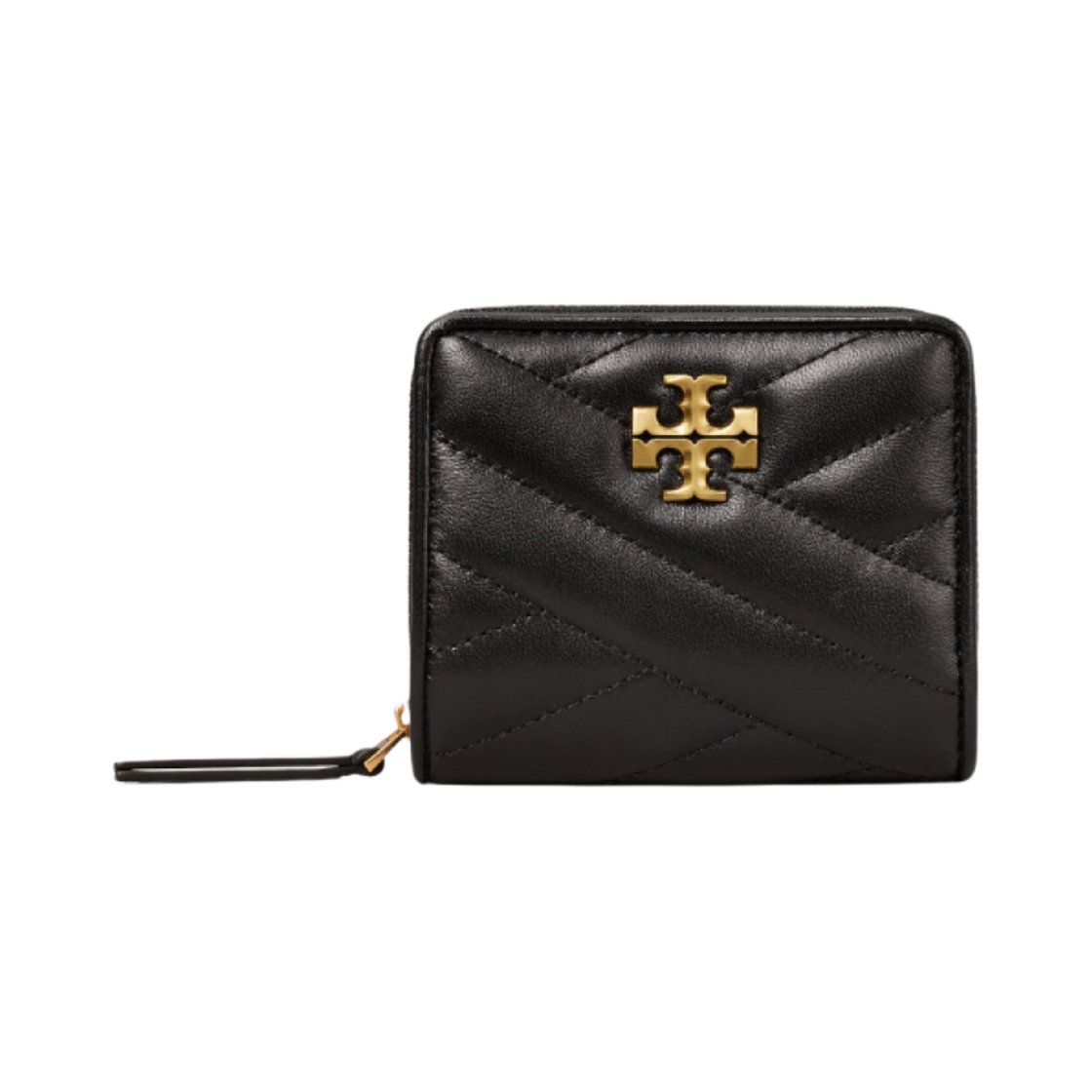 토리버치 키라 쉐브론 반지갑 블랙(Tory Burch Kira Chevron Bi-Fold Wallet Black) - 1