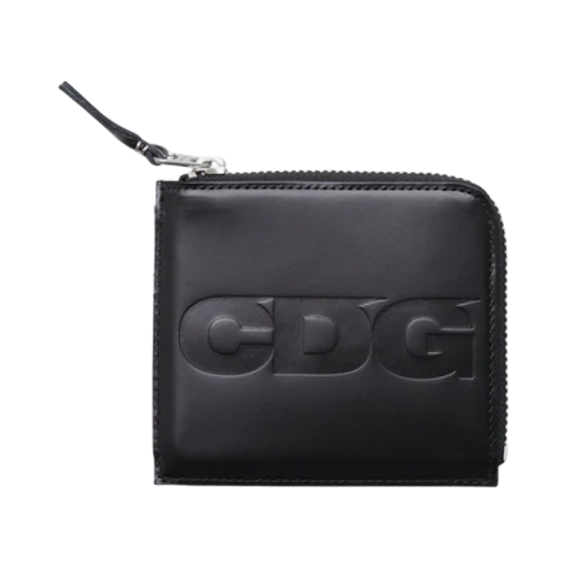 CDG 엠보스 로고 지갑 블랙(CDG Embossed Logo Wallet Black)